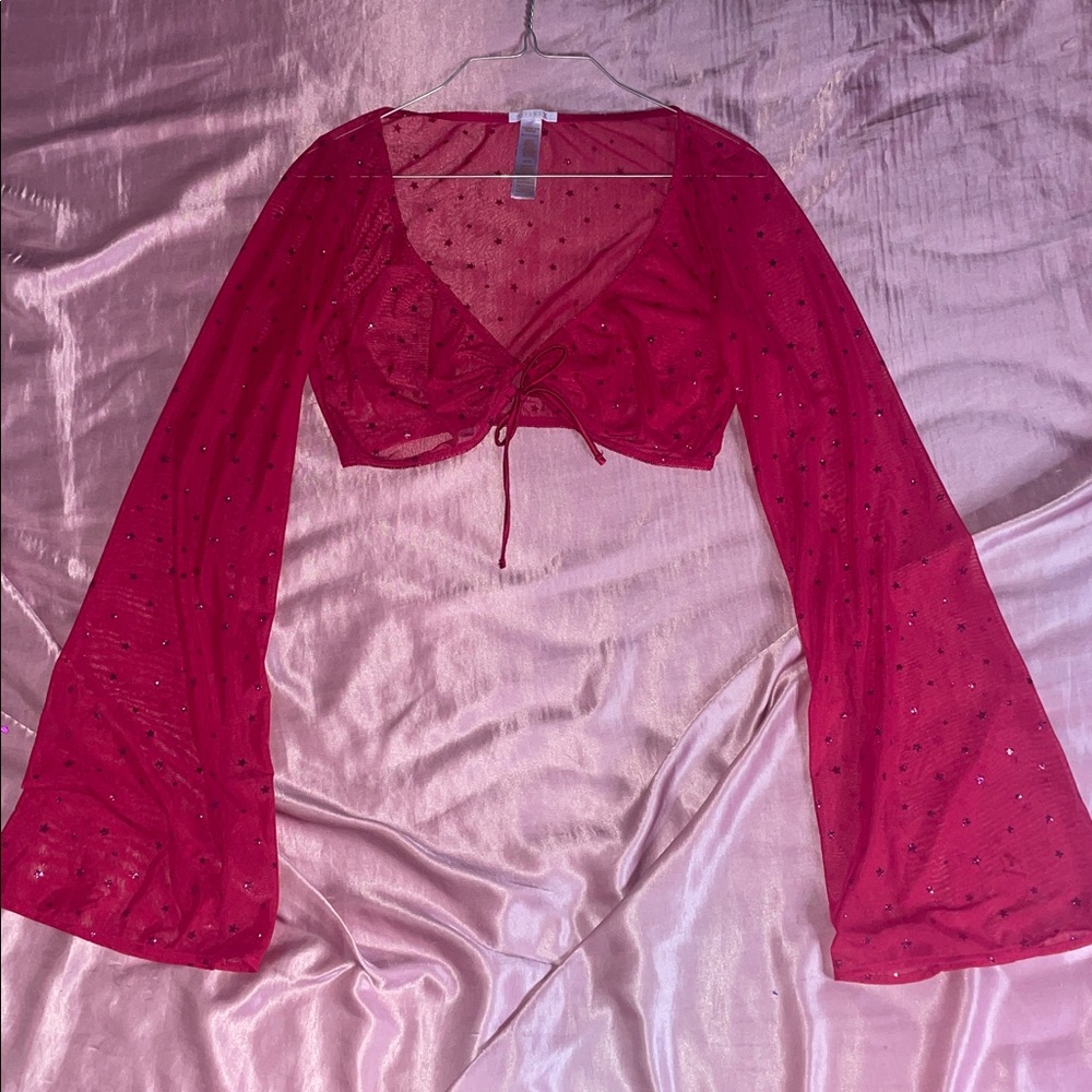 Savage X Fenty Sheer Crop Top 💖 - Picture 3 of 4